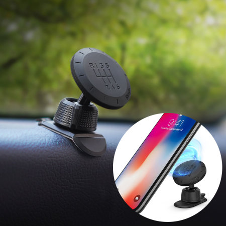 Ringke Gear Flexi Compact 360° Magnetic Cellphone Holder for Automobile – Black